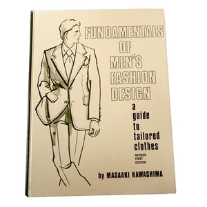 Fundamentals of Mens Fashion Design 1974 1st Ed by Masaaki Kawashima Hardcover - Picture 1 of 13