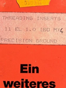 Gewindeplatten von CPT, 11EL 1,0 ISO MXC - Bild 1 von 2