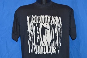 Camiseta vintage años 80 NORTHERN VULTURES MONTREAL HARDCORE PUNK NEGRA BLANCA SUAVE L - Imagen 1 de 3