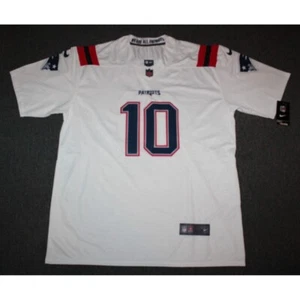 NFL Fútbol New England Patriots Mac Jones #10 Camiseta Cosida 3XL Nike Blanca Nueva con Etiquetas - Imagen 1 de 7