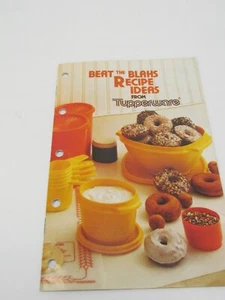 1980 Beat the Blahs Ideas de recetas de Tupperware folleto publicitario libro de cocina - Imagen 1 de 4