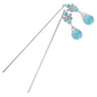 2 Pcs Vintage Hairpin Metallic Clips Barrettes for Girls Alloy