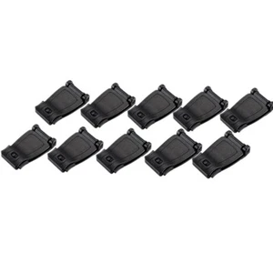 10Pcs Tactical MOLLE Clip Strap Management Tool Web Dominator Backpack Buckle - Picture 1 of 3