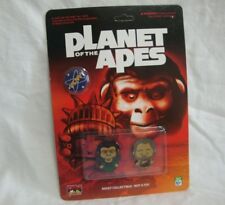 Classic Planet of the Apes Dr. Zira Charlton Heston Pin Palz Set ANSA Geek Fuel