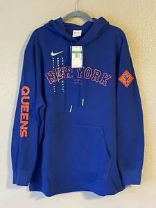 Men’s XL NWT New York Mets MLB Nike Pullover Hoodie - Picture 1 of 8