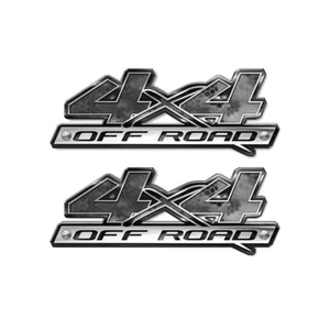 4X4 OFF ROAD Chameleon Camo Grey Decals Bedside Truck Sticker - 2 Pack A59BLO - Picture 1 of 1