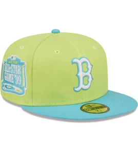 New Era Boston Red Sox 1999 All-Star Patch Cyber Vice 59FIFTY Sombrero Ajustado 7 3/8 - Imagen 1 de 13