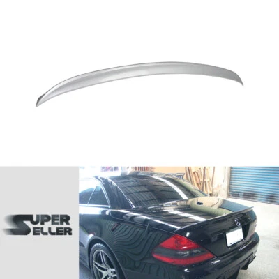 Fit For Mercedes Benz 03 11 SL R230 Roadster Trunk Spoiler Paint #744 Silver - Image 1 of 4