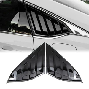 JDM Glossy Black Side Vent Window Quarter Louver Cover for Honda Accord 2018-20 - Picture 1 of 11