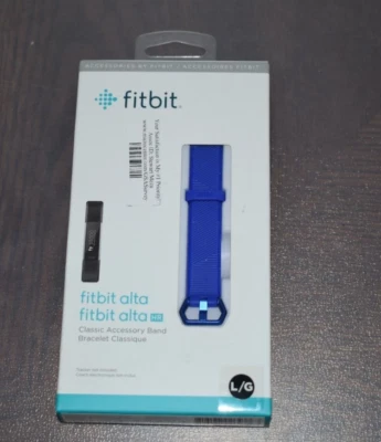 NUEVO Sellado en Caja Fitbit Alta o Alta HR Banda Azul Grande Foto 1 de 2