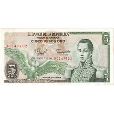 [#248476] Billet, Colombie, 5 Pesos Oro, 1981, 1981-01-01, KM:406f, NEUF