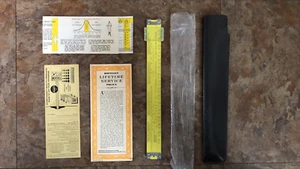 Slide Rule Pickett All Metal N902-ES scatola originale istruzioni, custodia. Eccellente! - Foto 1 di 5