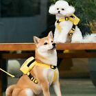 with Leash Cartoon Nylon Dog Backpack Pet Accessories Dog Harness Snack Bag