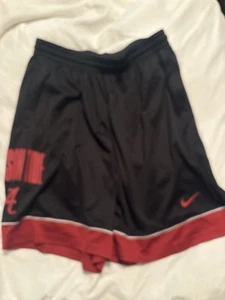 Nike Team Alabama Crimson Tide Basketball Shorts Men XXL Black Drawstring NCAA - Picture 1 of 4