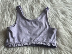Z by Zella Size Small 7/8 Bra Girls Lavender Sports Bra - Picture 1 of 6