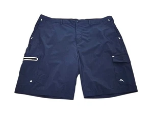 Pantalones Cortos de Carga Tommy Bahama Islas Caimán IslandZone Rendimiento Para Hombre 44 Azul Marino - Imagen 1 de 13