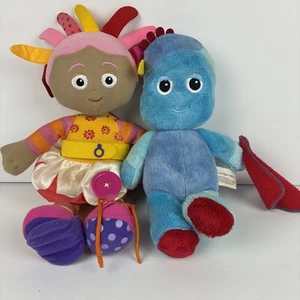 In the Night Garden Soft Toys Upsy Daisy (bell) + Iggle Piggle (talking) Plush - Picture 1 of 11