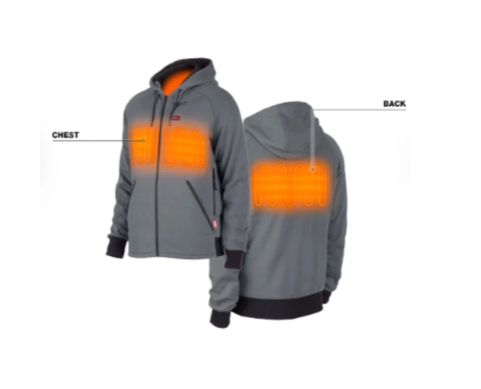 Milwaukee M12 Heated Hoodie Kit 306 Series Men's, Size Medium, Gray - Image 1 of 1
