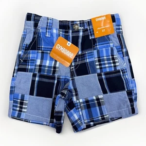 Pantalones Cortos Gymboree Niño Pequeño Niño Retazos Talla 2T Cintura Ajustable 100% Algodón - Imagen 1 de 6