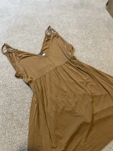 Khaki Maternity Tank Top - Large - Picture 1 of 3