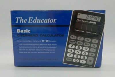 The Educator Basic Overhead  Calculator No 203 for TI-108 Sealed New in Box - Image 1 of 4