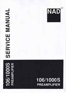 Service Manual-Anleitung für NAD 1000 S, 106  - Picture 1 of 1