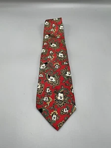 DISNEY BALANCINE THE TIE WORKS MICKEY MOUSE 100% PURE SILK TIE - Picture 1 of 4