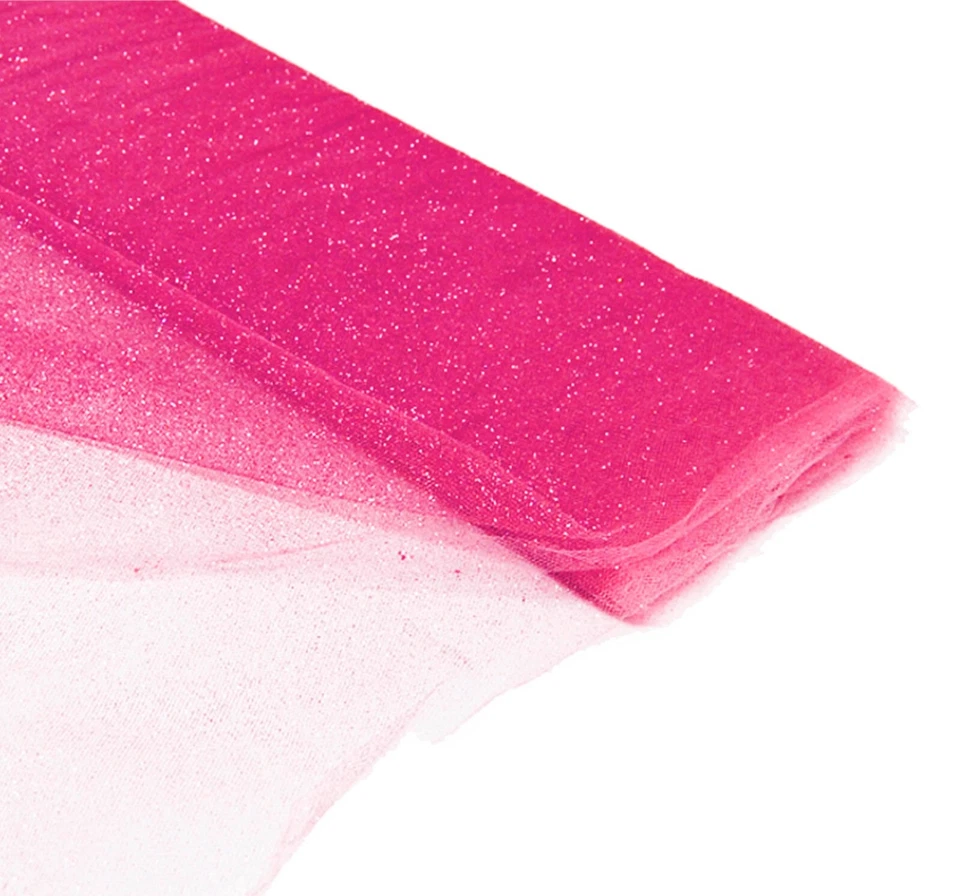 54" x 10 yardas Brillo Tul Tela Perno Tutú Boda Decoración Fiesta Artesanía Foto 1 de 1