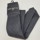 Little Black Tie Men's Black Square Pattern Adjustable Tie