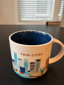 Starbucks You Are Here Cup Mug TWIN CITIES Minneapolis St Paul Minnesota 14 oz - Picture 1 of 11
