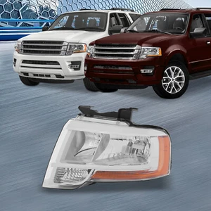 For 2015-2017 Ford Expedition Halogen Headlight Headlamp Assembly Driver Side LH - Imagen 1 de 16