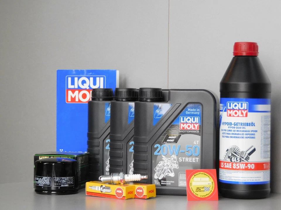 Wartungs Set - Moto-Guzzi 850 California - Öl Zündkerze Ölfilter Inspektion - Bild 1 von 1