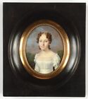 Fr&#233;d&#233;ric Dubois (1770/75 - aft. 1820) &quot;Lady in nocturne landscape&quot; miniature (m)