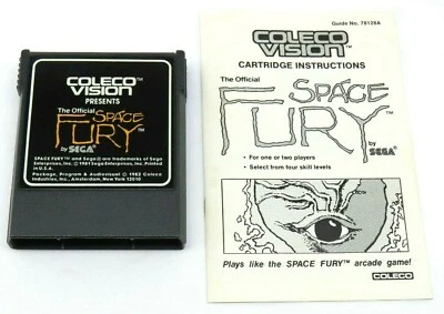 Space Fury (Colecovision, 1983) By Coleco (Cartridge & Manual) NTSC #2 - Image 1 of 4