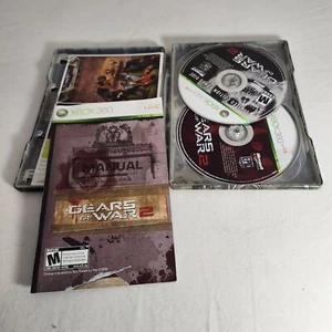 Gears of War 2 Collector’s Edition Xbox 360 With Booklet Limited Steelbook - Picture 1 of 3