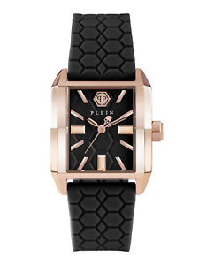 Philipp Plein Womens Offshore IP Rose Gold 37mm Strap Fashion Watch