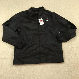 Air Jordan Flight MVP Jacket Mens Large Black New FD7423-010 - Picture 1 of 8