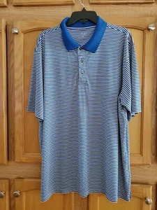 PBX Pro Mens Striped Short Seeve Polo Shirt Sz XXL - Picture 1 of 8