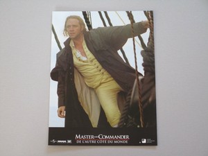 RUSSELL CROWE ""MASTER AND COMMANDER"" PETER WEIR LOBBY CARD LB8