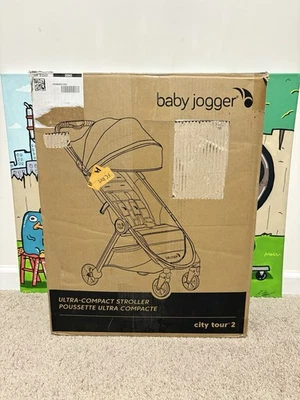 Cochecito de bebé de viaje plegable compacto Baby Jogger City Tour 2, negro Pitch Foto 1 de 4