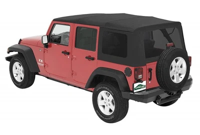 Pavement Ends Replay Soft Top Black Diamond Compatível 07-09 Jeep Wrangler JKU 4 Portas - Imagem 1 de 4