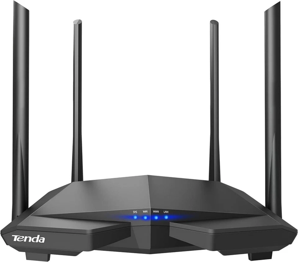 Tenda AC6 Dualband WLAN Router 867Mbit/s 5GHz+300Mbit/s 2,4GHz LAN/WAN-Port - Bild 1 von 1