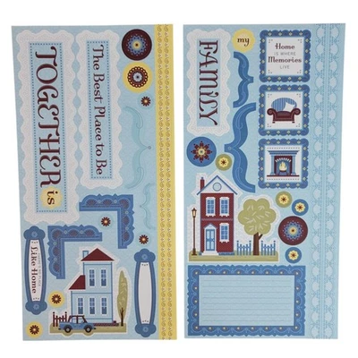 Close to My Heart Reflections Stickease X7116C Sweet Home Family Memories 全新 — 第 1/4 张图片