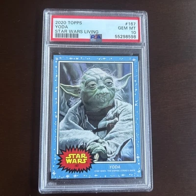 Yoda 2020 Topps Star Wars Living Set #167 - PSA 10 GEM MINT 7943 - Image 1 of 2