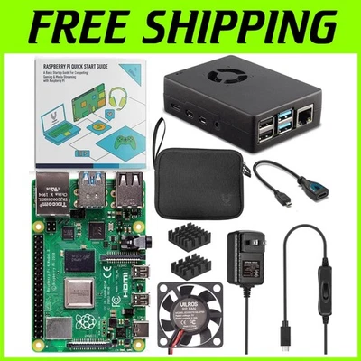 Raspberry Pi 4 4GB Kit with Cooling Case: Ideal for Retro Gaming & More - Image 1 of 4
