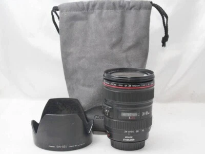 Lente zoom Ef 24-105 mm F4 L Is Usm cámara Canon fotografía reflejo único Foto 1 de 4