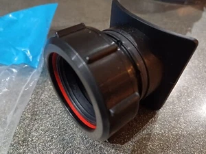 McAlpine BOSS90TCAST-BL Black Cast Iron Soil Pipe Boss Connector suit 22mm Drill - Picture 1 of 6