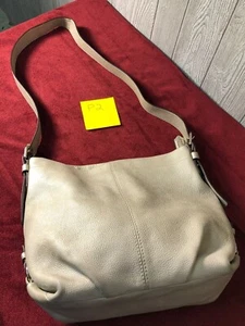 Coach Beige Golden Leather Shoulder Bag - AS IS (P2) - Picture 1 of 11