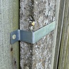 Fence Panel Security Bracket Set (20 Pack) Galvanized Steel Post Clips