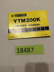1983 Original Owners Manual Yamaha Tri-Moto YTM200K - Picture 1 of 3
